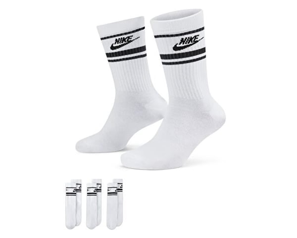 Nike U NK NSW EVERYDAY ESSENTIAL CR Beyaz Unisex Çorap