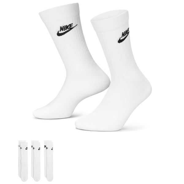 Nike U NK NSW EVERYDAY ESSENTIAL CR Beyaz Unisex Çorap