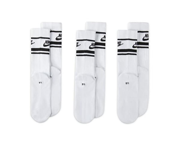 Nike U NK NSW EVERYDAY ESSENTIAL CR Beyaz Unisex Çorap