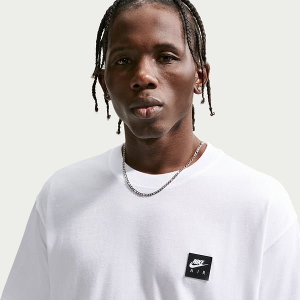 Nike U NSW TEE LSE AIR BOX Beyaz Erkek T-Shirt