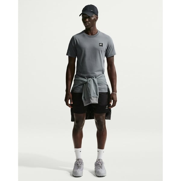 Nike U NSW TEE STD NIKE AIR PATCH Gri Erkek T-Shirt
