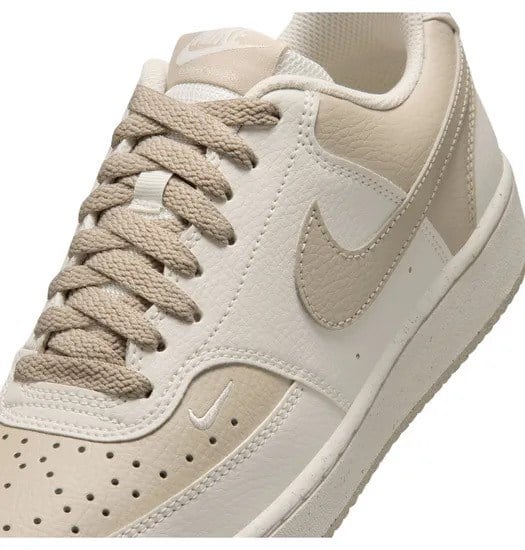 Nike W NIKE COURT VISION LO NN Bej Kadın Günlük Spor Ayakkabı