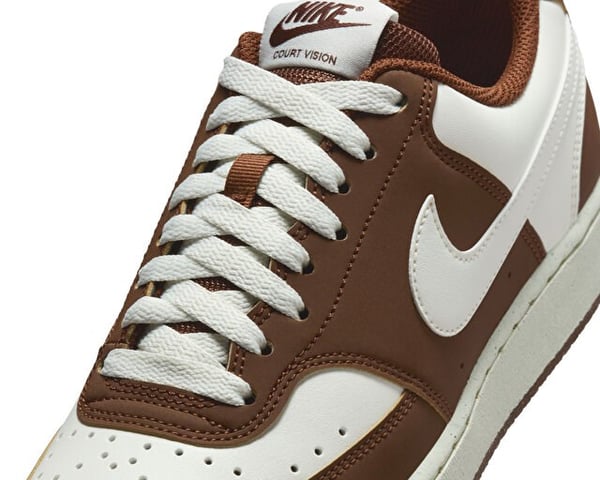 Nike W NIKE COURT VISION LO P NBK Kahverengi Kadın Günlük Spor Ayakkabı