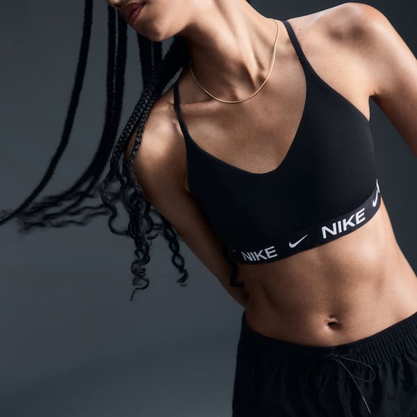 Nike W NK DF INDY LGT SPT BRA Siyah Kadın Sporcu Sütyeni (Bra)