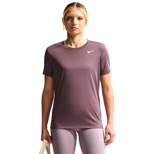 Nike W NK DF RLGD SS TEE Bordo Kadın T-Shirt