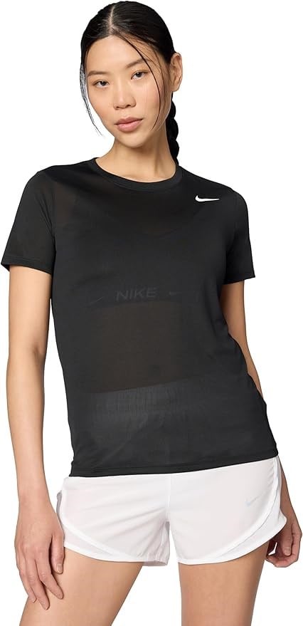 Nike W NK DF RLGD SS TEE Siyah Kadın T-Shirt