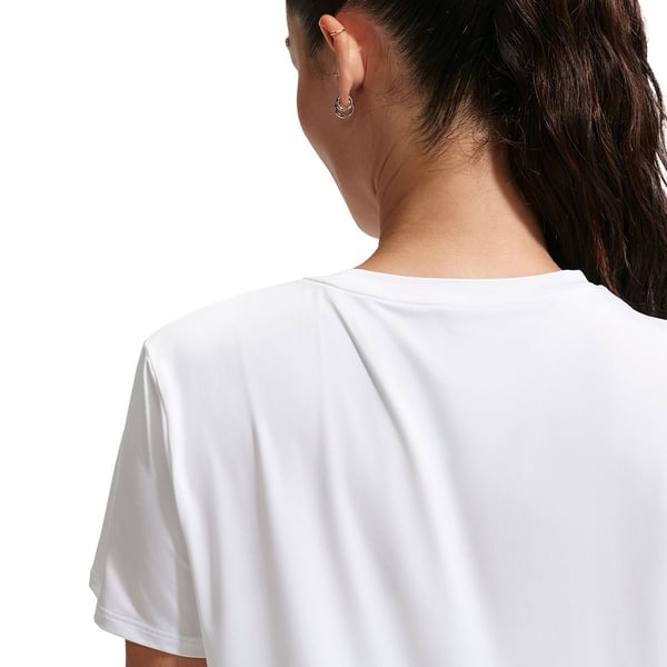 Nike W NK ONE CLASSIC DF SS TOP Beyaz Kadın T-Shirt