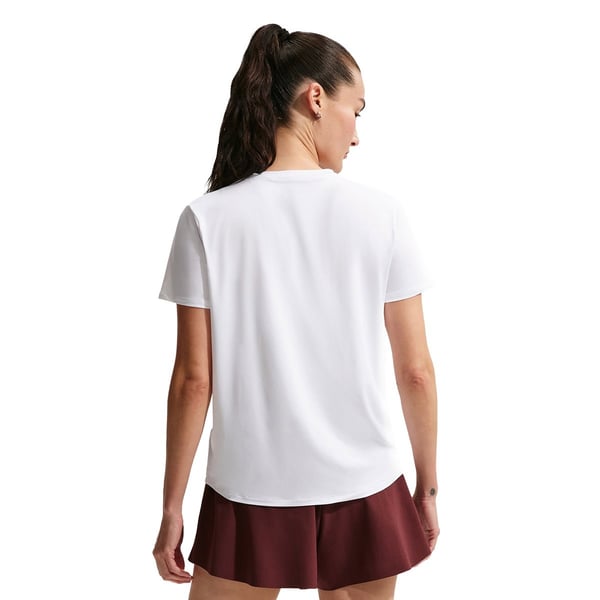 Nike W NK ONE CLASSIC DF SS TOP Beyaz Kadın T-Shirt
