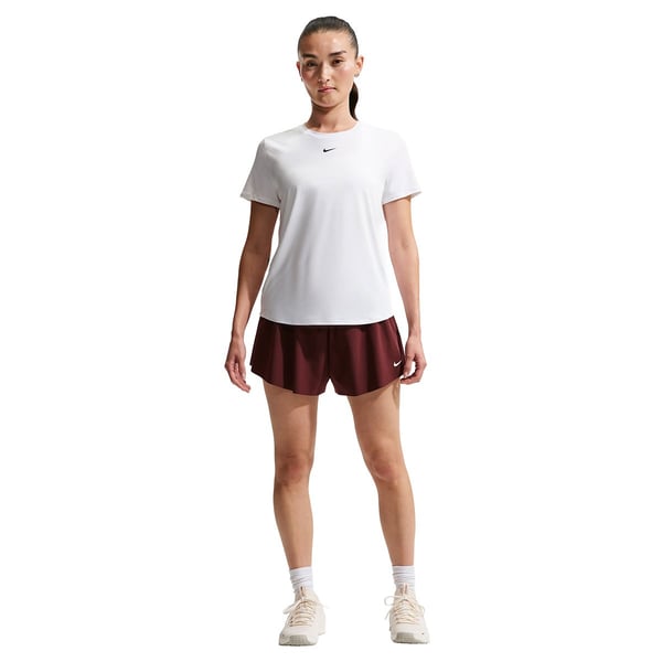 Nike W NK ONE CLASSIC DF SS TOP Beyaz Kadın T-Shirt