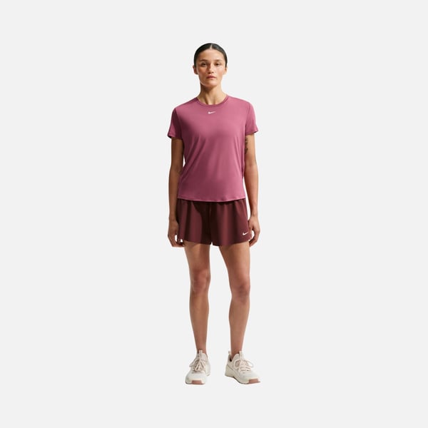 Nike W NK ONE CLASSIC DF SS TOP Pembe Kadın T-Shirt