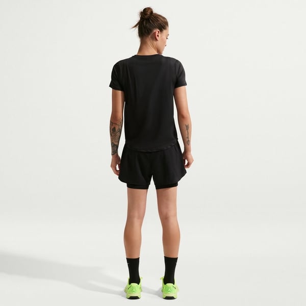 Nike W NK ONE CLASSIC DF SS TOP Siyah Kadın T-Shirt