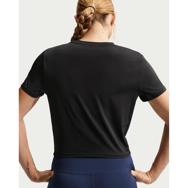 Nike W NK ONE CLASSIC TWST SS Siyah Kadın T-Shirt