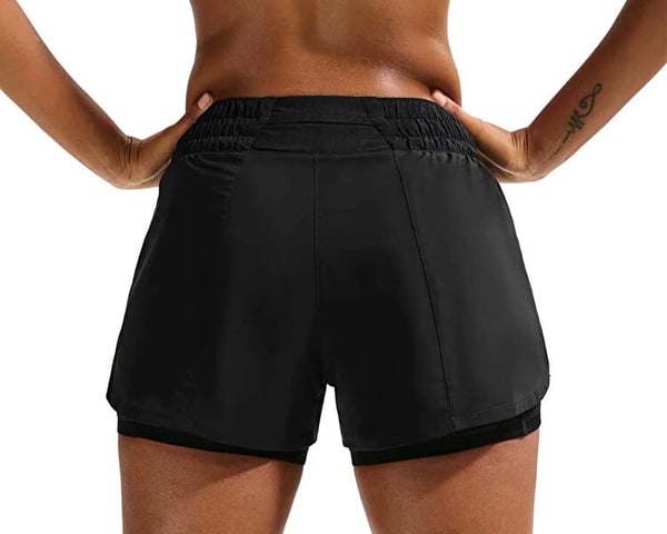 Nike W NK ONE DF MR 3IN 2N1 SHORT Siyah Kadın Şort