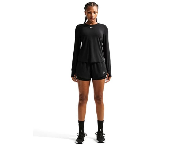 Nike W NK ONE DF MR 3IN 2N1 SHORT Siyah Kadın Şort