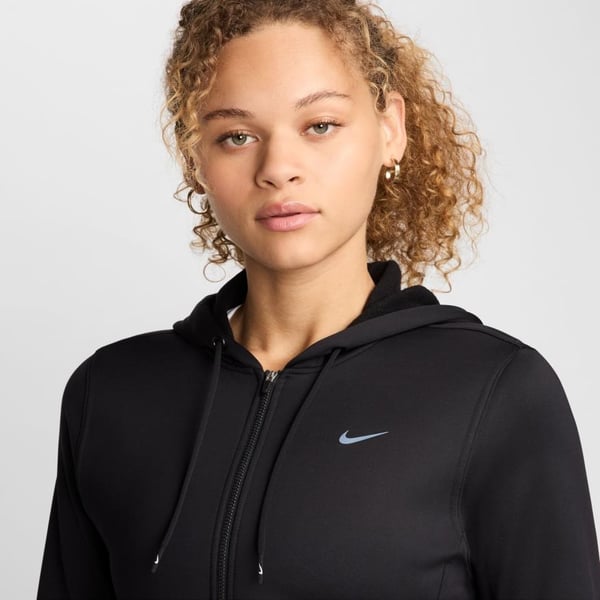 Nike W NK ONE TF FZ HOODIE LBR Siyah Kadın Sweatshirt