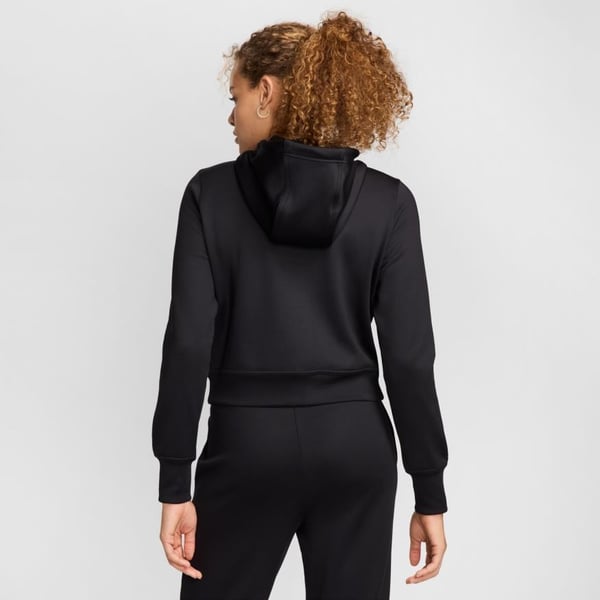 Nike W NK ONE TF FZ HOODIE LBR Siyah Kadın Sweatshirt