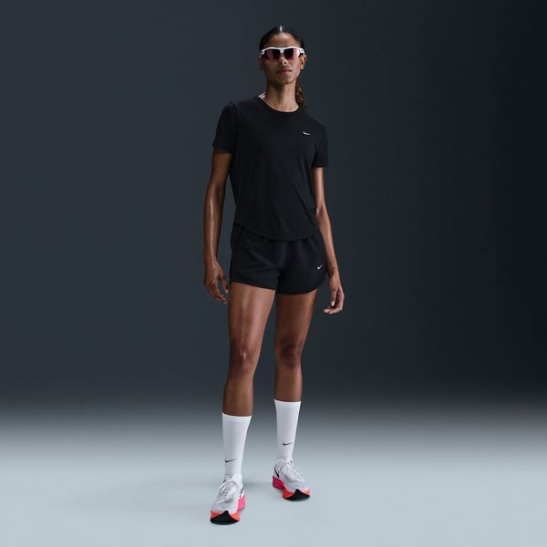 Nike W NK TEMPO DF HR TGT SHRT Siyah Kadın Tayt