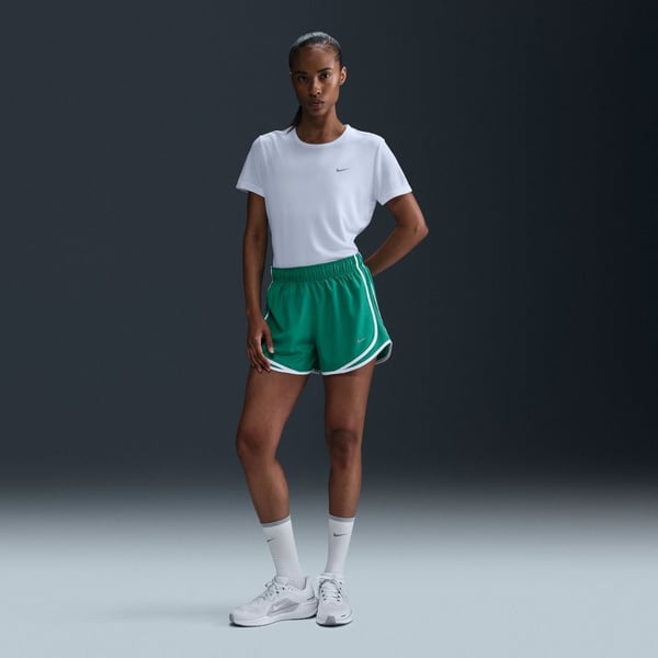 Nike W NK TEMPO DF SS TOP Beyaz Kadın T-Shirt
