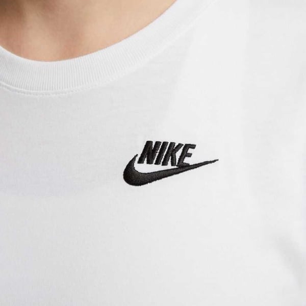 Nike W NSW CLUB SS TEE Beyaz Kadın T-Shirt