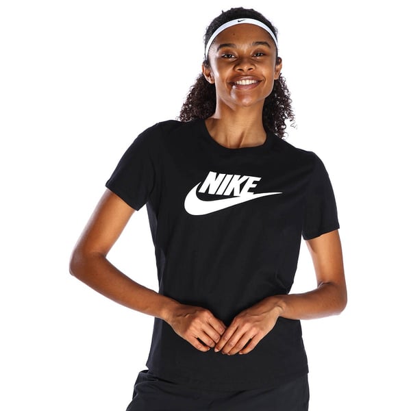Nike W NSW CLUB SS TEE ICN FTRA Siyah Kadın T-Shirt