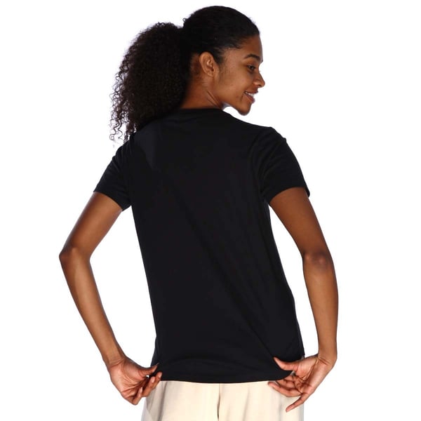 Nike W NSW CLUB SS TEE Siyah Kadın T-Shirt