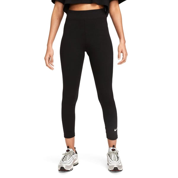 Nike W NSW NK CLSC HR 7/8 TIGHT LBR Siyah Kadın Tayt