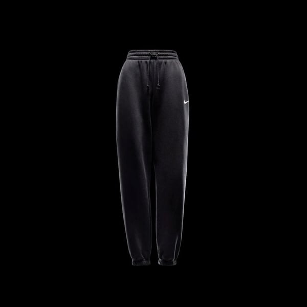 Nike W NSW PHNX FLC HR OS PANT 2 Siyah Kadın Eşofman Alt