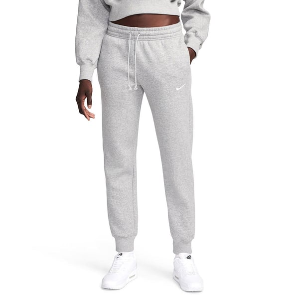 Nike W NSW PHNX FLC MR PANT STD Gri Kadın Eşofman Alt