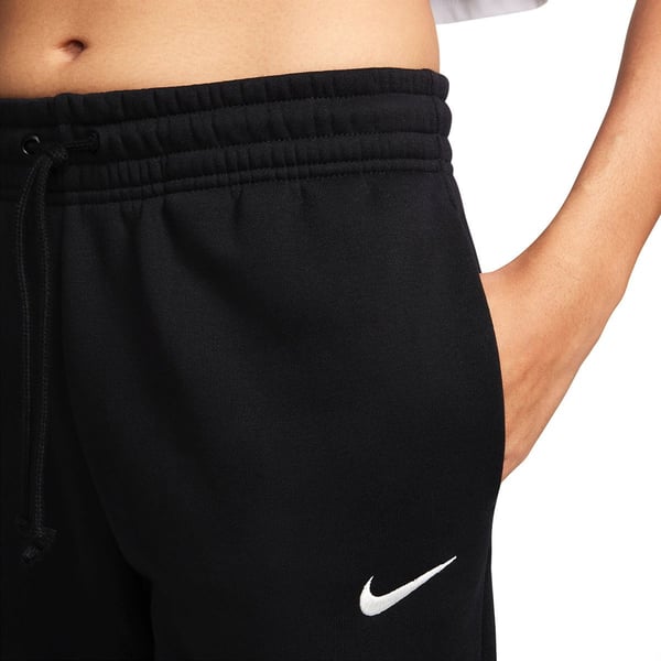 Nike W NSW PHNX FLC MR PANT STD Siyah Kadın Eşofman Alt