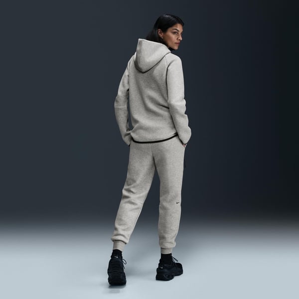 Nike W NSW TCH FLC MR JGGER 2 Gri Kadın Eşofman Alt