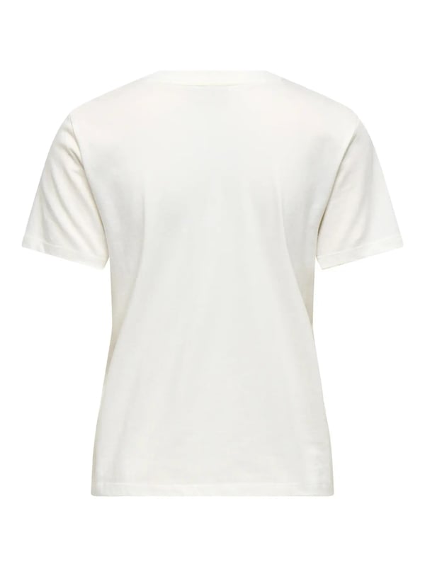 Only JDYSELMA S/S OPEN EMB TOP JRS NOOS Beyaz Kadın T-Shirt