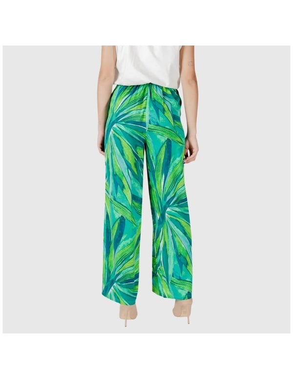 Only ONLALMA LIFE VIS PALAZZO PANT AOP Yeşil Kadın Pantolon