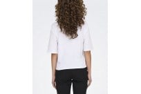 Only ONLANTONIA LIFE S/S TEE BOX JRS Beyaz Kadın T-Shirt
