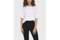 Only ONLANTONIA LIFE S/S TEE BOX JRS Beyaz Kadın T-Shirt