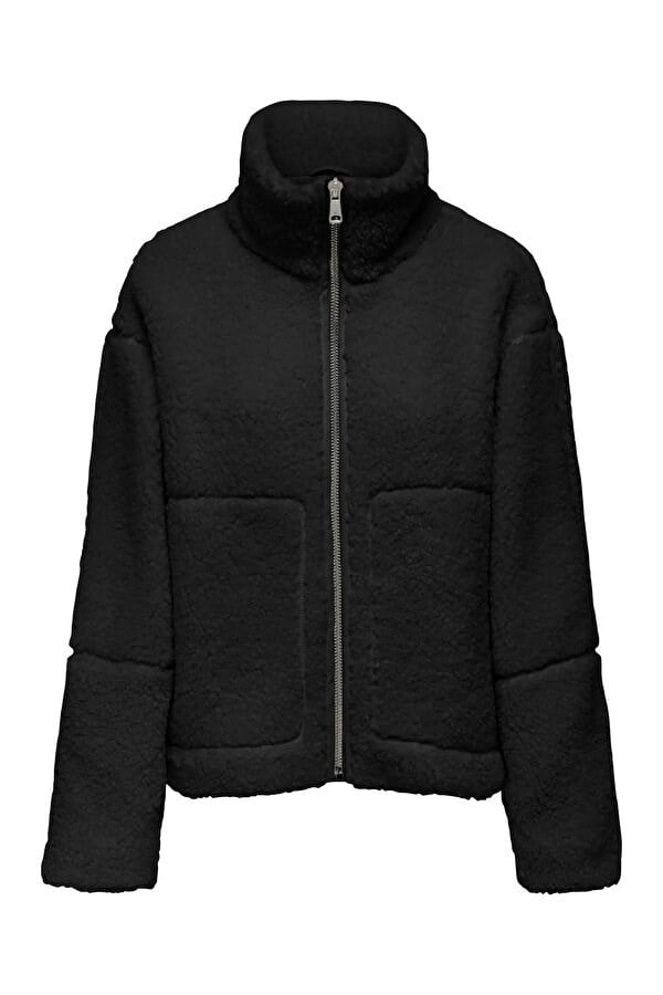 Only ONLASPEN TEDDY JACKET OTW Siyah Kadın Ceket