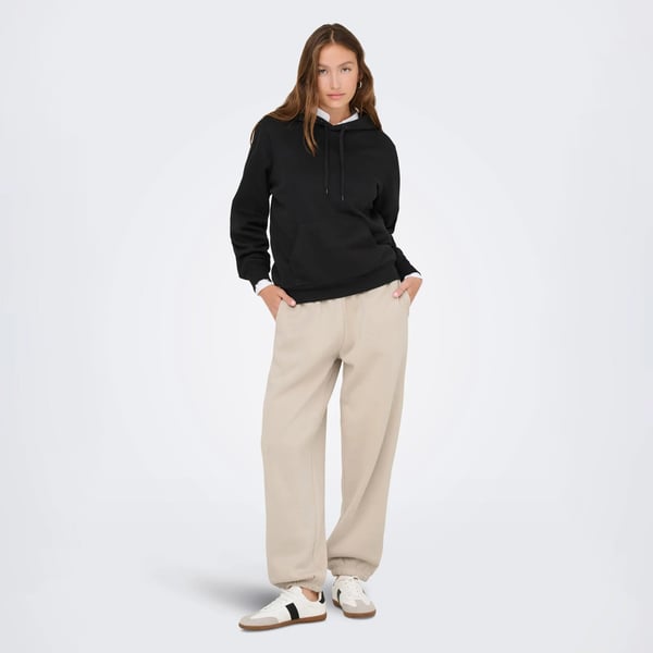 Only ONLBEST CUFF PANT SWT NOOS Bej Kadın Pantolon