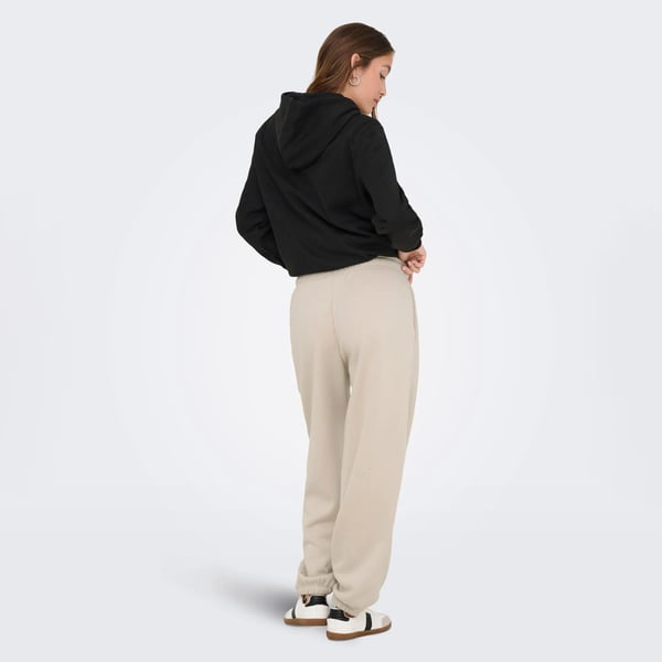 Only ONLBEST CUFF PANT SWT NOOS Bej Kadın Pantolon