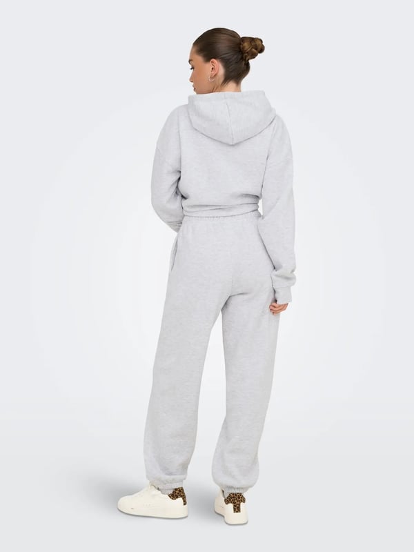Only ONLBEST CUFF PANT SWT NOOS Gri Kadın Pantolon