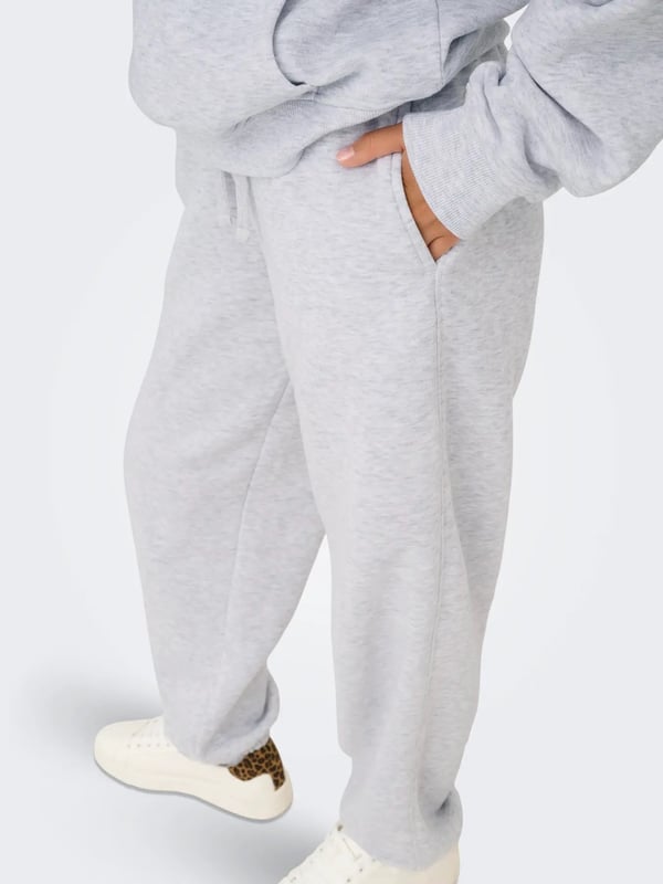 Only ONLBEST CUFF PANT SWT NOOS Gri Kadın Pantolon
