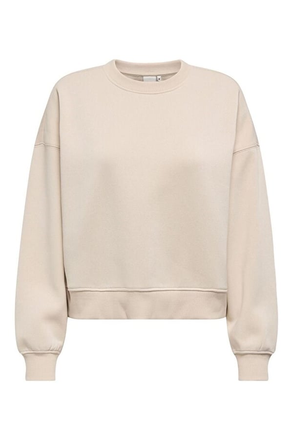 Only ONLBEST L/S CREW NECK SWT NOOS Bej Kadın Sweatshirt