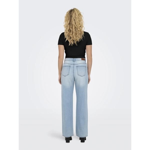 Only ONLBETTY SS O-NECK SHORT TOP CC JRS Siyah Kadın T-Shirt