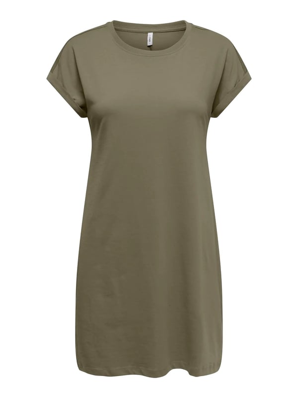 Only ONLBLOOM S/S FOLD UP DRESS JRS Haki Kadın Elbise
