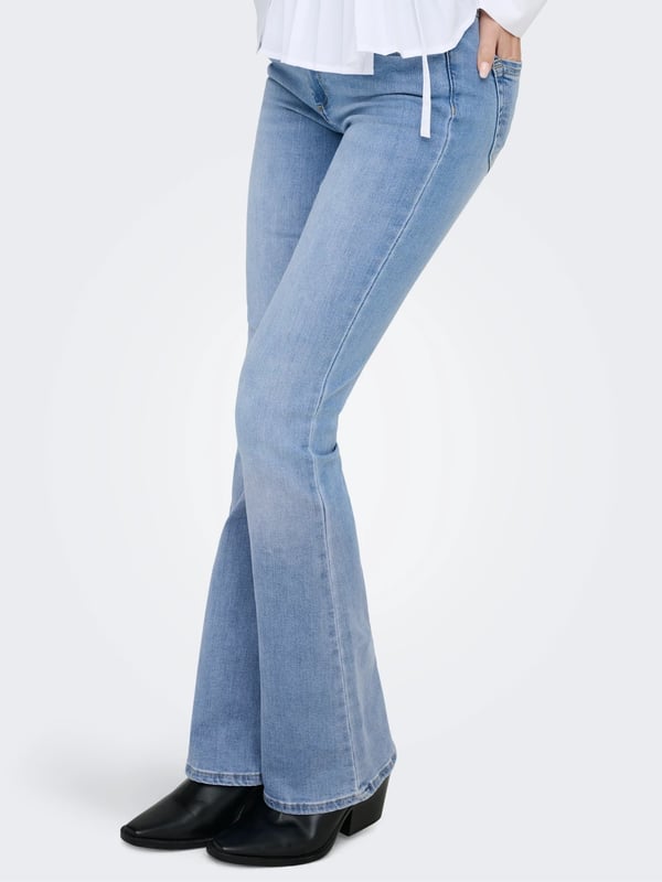 Only ONLBLUSH MID FLARED DNM TAI467 NOOS Denim Kadın Kot Pantolon
