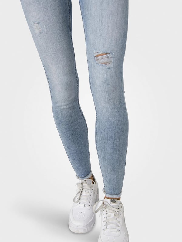 Only ONLBLUSH MID SK AK RW DS DNM REA685 NOOS Denim Kadın Kot Pantolon