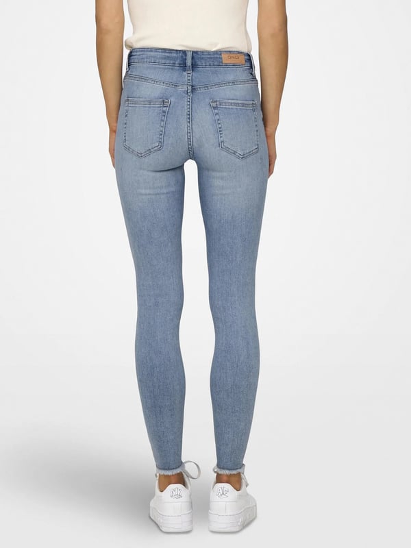 Only ONLBLUSH MID SK AK RW DS DNM REA685 NOOS Denim Kadın Kot Pantolon