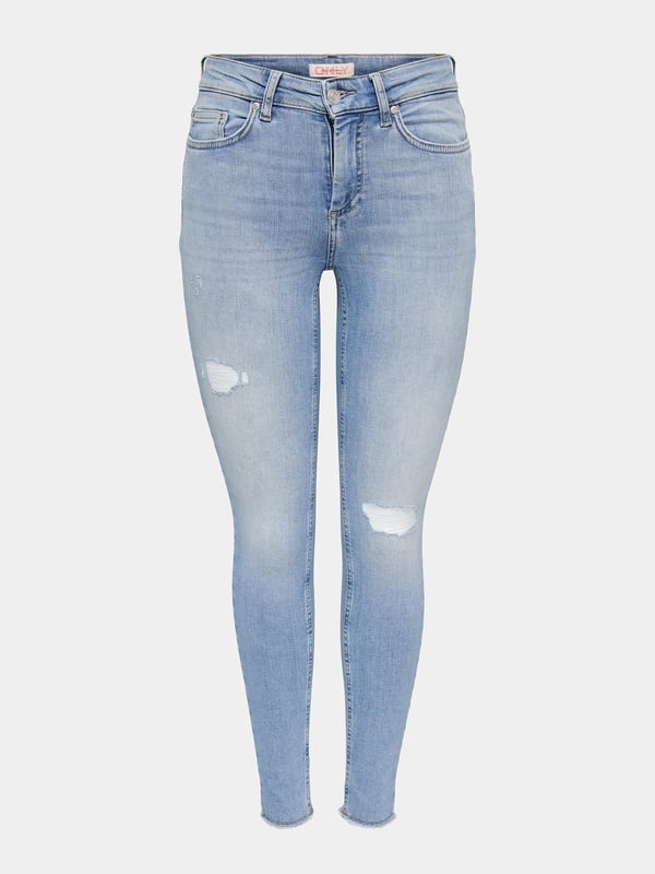 Only ONLBLUSH MID SK AK RW DS DNM REA685 NOOS Denim Kadın Kot Pantolon