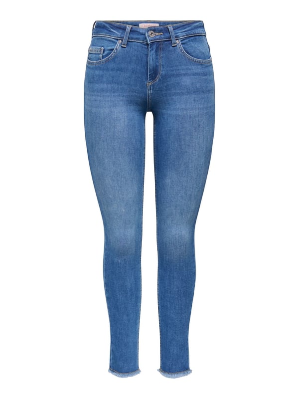 Only ONLBLUSH MID SK ANK RW DNM REA1319 NOOS Denim Kadın Kot Pantolon