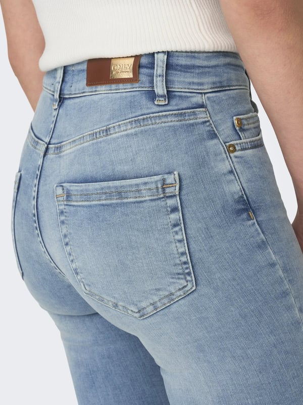 Only ONLBLUSH MID SK ANK RW DNM REA306 NOOS Denim Kadın Kot Pantolon