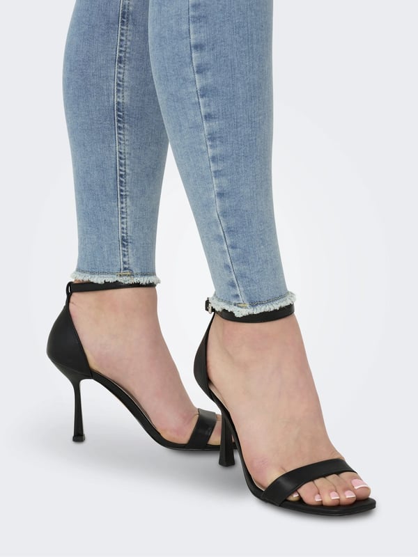 Only ONLBLUSH MID SK ANK RW DNM REA306 NOOS Denim Kadın Kot Pantolon
