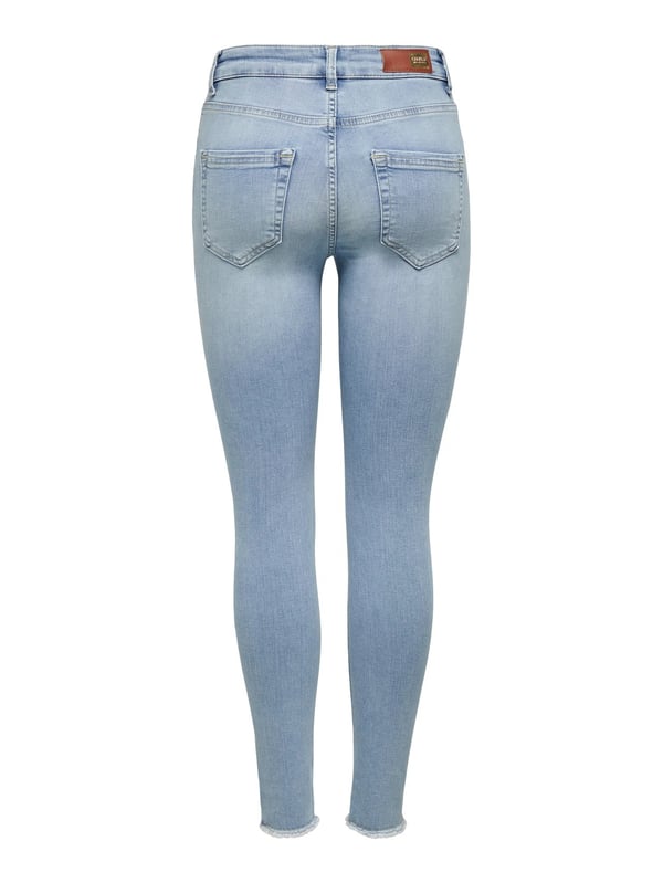 Only ONLBLUSH MID SK ANK RW DNM REA306 NOOS Denim Kadın Kot Pantolon